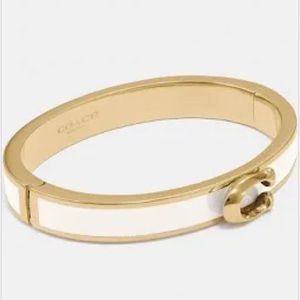 $59 *NEW* COACH Signature Push Hinged Bang…